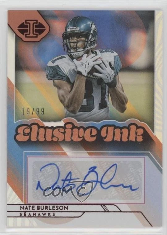 2022 Panini Illusions Elusive Ink Red /99 Nate Burleson #EI-NB Auto - Image 1 of 2