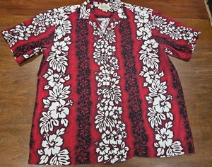 Camisa Manga Corta Floral Vintage Hecha en Hawaian Creations Talla XL Royal Hawaian - Imagen 1 de 3