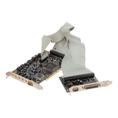SOUNDKARTE CREATIVE SB0090 + SB0110 SOUND BLASTER AUDIGY SB1394 PCI - Bild 1 von 3