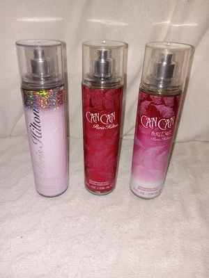 Paris Hilton Heiress-Can Can Burlesque-Can Can Fragrance Mist Lot of 3 NEW - Image 1 of 2