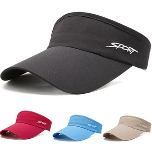 Long Sun Visor Tennis Adjustable Sports Unisex Golf Headband Cap Men Women - Picture 1 of 23
