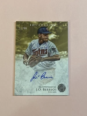 José Berrios 2013 Bowman Inception Gold autógrafo automático/99 Foto 1 de 3