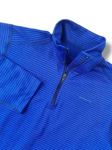 PATAGONIA Kids Youth 1/4 Quarter Zip Pullover Sweater Blue Polartec Medium (10) - Picture 1 of 9
