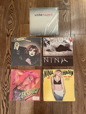 Nina Hagen / Nina Hagen Band Albums Bundle 5 Vinyl Records Collection Foto 1 de 2