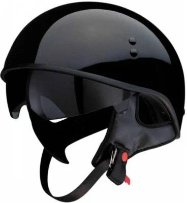 Nuevo casco de motocicleta sólido Vagrant para hombre ZIR OEM, negro, talla pequeña - 01031275 Foto 1 de 3