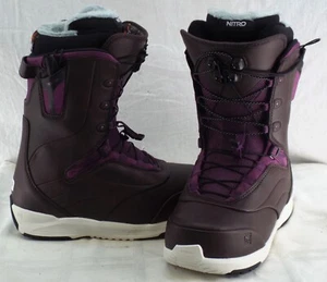 Nitro Crown TLS Used Women's Snowboard Boots Size 8.5 #949329 - Picture 1 of 2