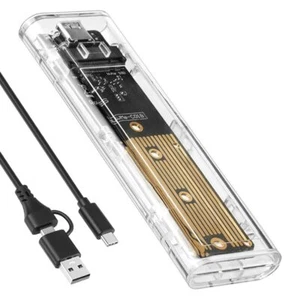 Boîtier SSD M.2 nvme et sata Adaptateur m2 Lecteur Disque Dur Externe Boîtier... - Afbeelding 1 van 9