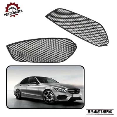 Parachoques delantero diestro y derecho luz antiniebla rejilla de malla para Mercedes Clase CLA CLA250 CLA45 AMG Foto 1 de 4