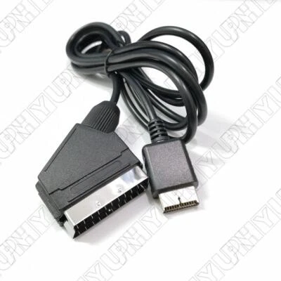 1 × RGB Scart Cable 1.8 meter/ 6ft Fit For PS1/ PS2/ PS3 only - Image 1 of 4