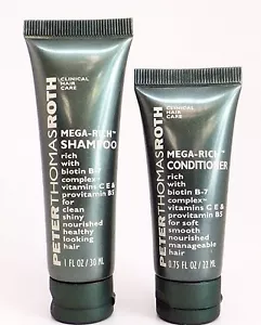 Set da viaggio Peter Thomas Roth Mega Rich shampoo e balsamo NUOVO omaggio S&H - Foto 1 di 3