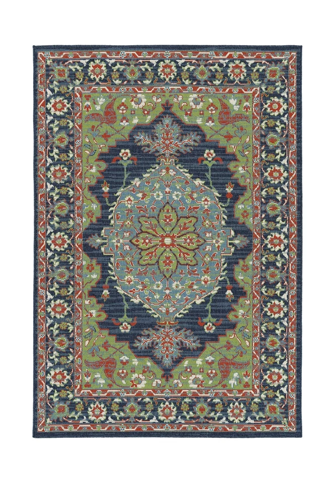 Kaleen Area Rug, 7'2"x 10'5", Lime Green 7 ft 2 in x 10 ft 5 in - Image 1 of 4
