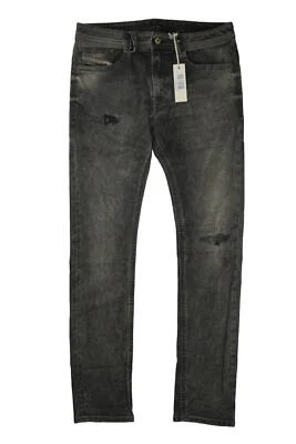 Jeans uomo DIESEL THAVAR 0858M denim vestibilità regolare grigio dritto