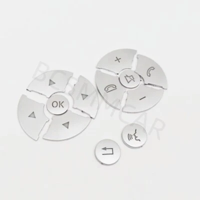 Adhesivo de la cubierta del botón del volante del coche apto para Mercedes-Benz W204 Clase C 2008 Foto 1 de 4