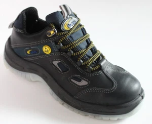 LUPOS Evo X22 Sicherheitsschuh Sicherheitsschuhe Arbeitschuhe Flach ESD Schwarz - Bild 1 von 1