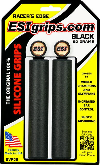 ESI Racer's Edge Grips - Black - Image 1 of 2