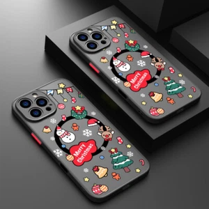 Funda magnética de Navidad para iPhone 16 Pro Max 15 14 13 12 11 Magsafe Cover - Imagen 1 de 22