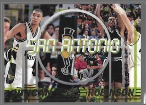 1997-98 Press Pass Tim Duncan Robinson Double Threat Rookie RC #45 NBA HOF