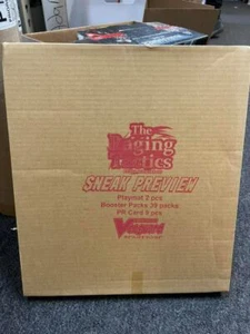 Cardfight Vanguard THE RAGING TACTICS Sneak Preview Kit Sealed 39 Packs,2 Mats + - Picture 1 of 2