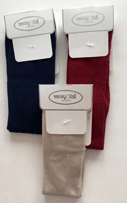 LOTE DE 3 MALLAS MAYORAL OPACAS BEBÉ NIÑA 3 MESES COLORES OTOÑO INVIERNO NUEVAS CON ETIQUETAS Foto 1 de 4