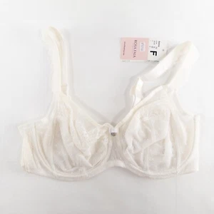 Rosa Faia By Anita Selma Bra 32F White Lace Underwire Unpadded Adjustable New - Picture 1 of 8