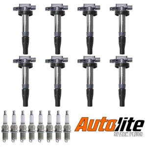 Ignition Coil & Autolite Platinum Spark Plug for 2004-2009 Jaguar XJ8 4.2L UF519 - Picture 1 of 6