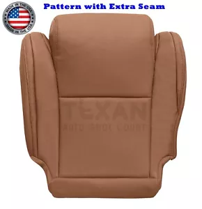 For 2007 - 2013 Toyota Tundra Platinum Driver Bottom Leather Seat Cover Red Rock - Picture 1 of 7