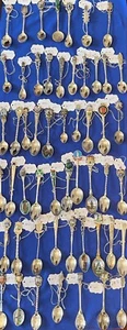 Collection-53 Spoons-925 Sterling, 835 Silver, 800 Silver, Silverplate & Marked - Picture 1 of 24