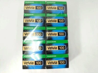 FUJI Fujifilm Velvia 100 36exp 135 35mm [10Rolls] [Expired=2025/04] New Japan - Image 1 of 4