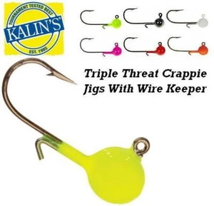 Kalin's Triple Threat Crappie Jig Head 1/8oz - Picture 1 of 5