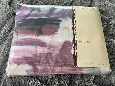 JC Penny BY DESIGN~ Full Flat Sheet Mulberry Reflections - NEW - Image 1 of 4