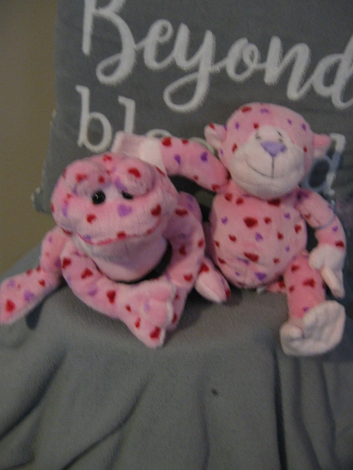 Ganz Webkinz Love Monkey HM 343 NO CODE Plush Stuffed Animal - Image 1 of 1