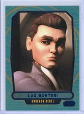 2013 Topps STAR WARS Galactic Files 2 LUX BONTERI Blue Foil Parallel #047/350