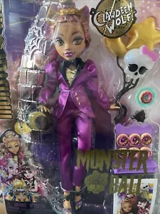 Monster High Clawdeen Wolf Monster Ball Party Fashion Doll Brand New - Picture 1 of 1
