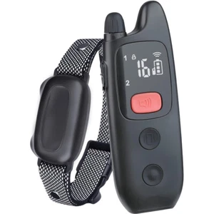 Dog Shock Collar Remote IPX7 Beep Vibration 16 Static Levels Shock Pet Trainer - Picture 1 of 7