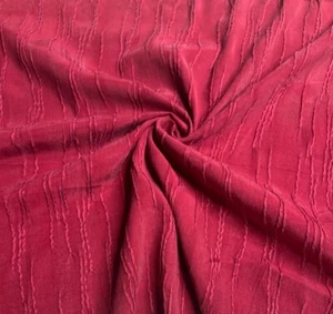 Cupro Viscose Blend Dressmaking Fabric Rapsberry Colour Silky Touch Drapey 55" - Picture 1 of 8