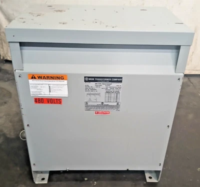 MGM TRANSFORMADOR TIPO SECO CAT NO HT30A3B2SH 30 KVA 3 FASES 60 HERCIOS TIPO HT Foto 1 de 4