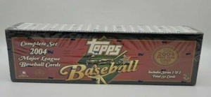 NEW SEALED Topps 2004 Major League Total 732 Baseball Cards Includes Series 1&2 - Picture 1 of 6
