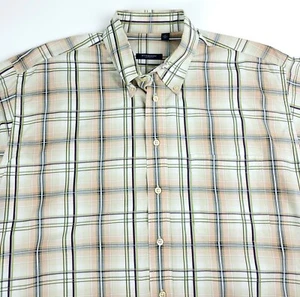 LARGE Burberry London Nova Check braun kariert Knopfleiste Langarm Hemd Herren - Bild 1 von 4
