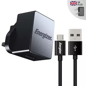 Energizer 2.4 A High-Tech UK Qualcomm Quick Charge 2.0 Mains Charger - Black - Picture 1 of 1