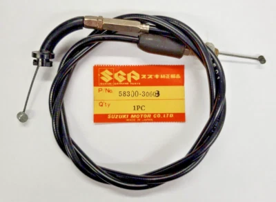 58300-30603 SUZUKI OEM NOS CABO DE ACELERAÇÃO #2 1973-1976 TS250 SAVAGE - Imagem 1 de 4