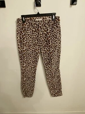 Mujer Adivina Talla 32 Entrepierna 29 Animal Print Pana Pantalón (43) Foto 1 de 3