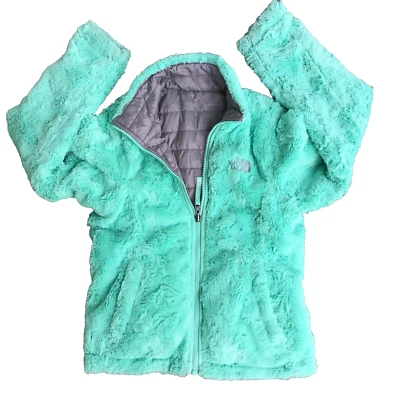 Chaqueta aislante reversible Mossbud Swirl mediana (10/12) para niñas The North Face Foto 1 de 4