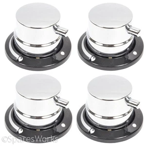 LEISURE FLAVEL Genuine Oven Cooker Top Burner Control Knob Switches x 4 - Picture 1 of 3