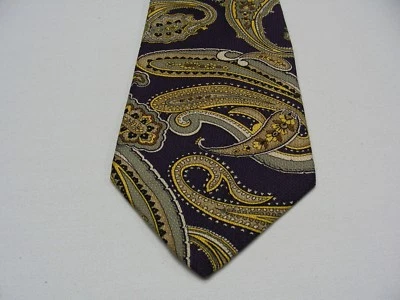 HAROLD POWELL - PAISLEY - VINTAGE - HECHO EN ESTADOS UNIDOS - ¡CORBATA 100% SEDA! Foto 1 de 4