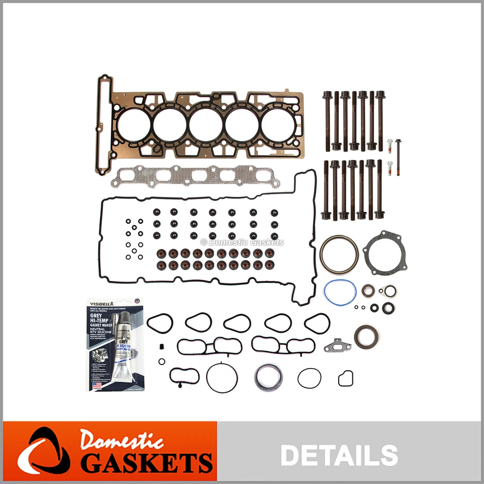 Juego completo de juntas pernos aptos para 04-06 Chevrolet Corolado Hummer H3 GMC Canyon 3.5 Foto 1 de 4