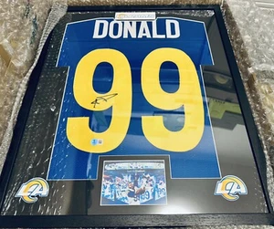 Aaron Donald signiertes LA Rams Custom Jersey / NFL / BAS / Frame - Bild 1 von 12