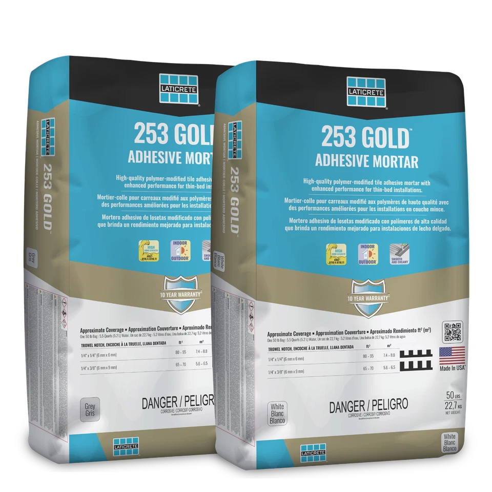 LATICRETE 253 THINSET 50 LB GOLD MULTIPURPOSE - Image 1 of 1