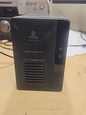 Iomega Storcentre Ix2 NAS Drive 2x Bays Storage with 2 X 1TB HDD. 100% Untested. - Image 1 of 4