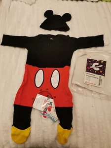 Character Baby Mickey Mouse Sleepsuit and Hat Set, 6-9 Months - Picture 1 of 4