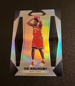 2017-18 Panini Prizm Og Anunoby Silver Prizm Rookie Toronto Raptors #38